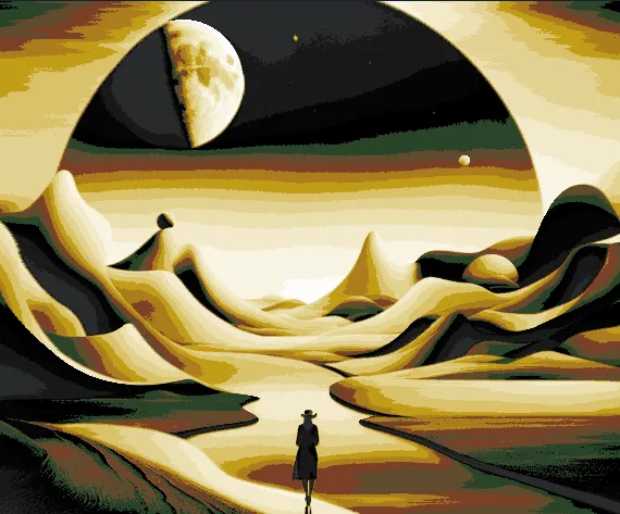 HueForge - Hành trình trong sa mạc đầy màu sắc