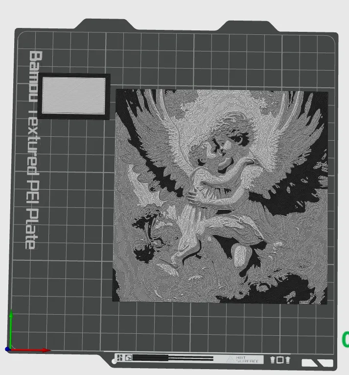 Cốc tình yêu Cupido 2 từ HueForge