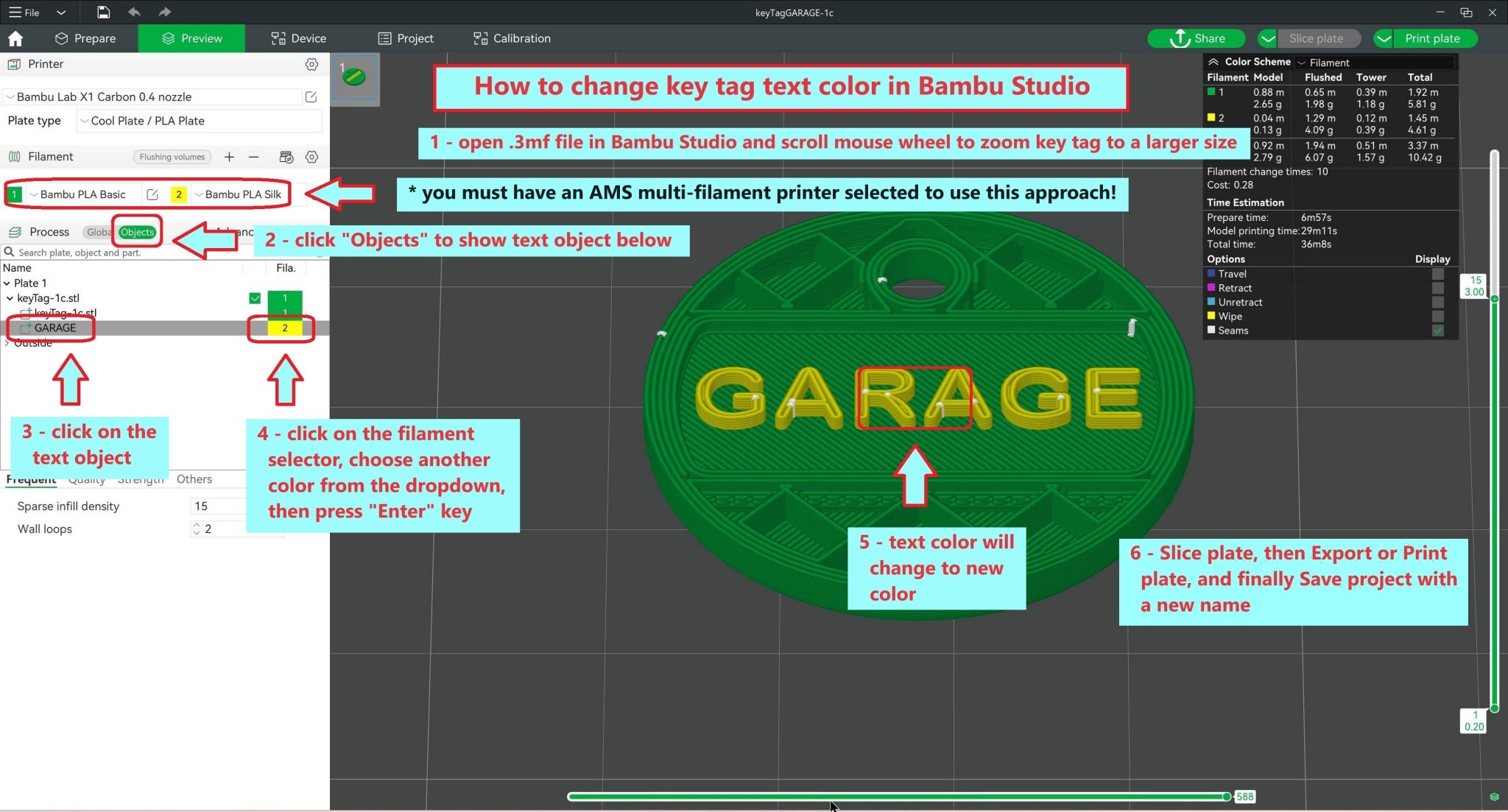 Thẻ chìa khóa tùy chỉnh hai màu với văn bản lựa chọn