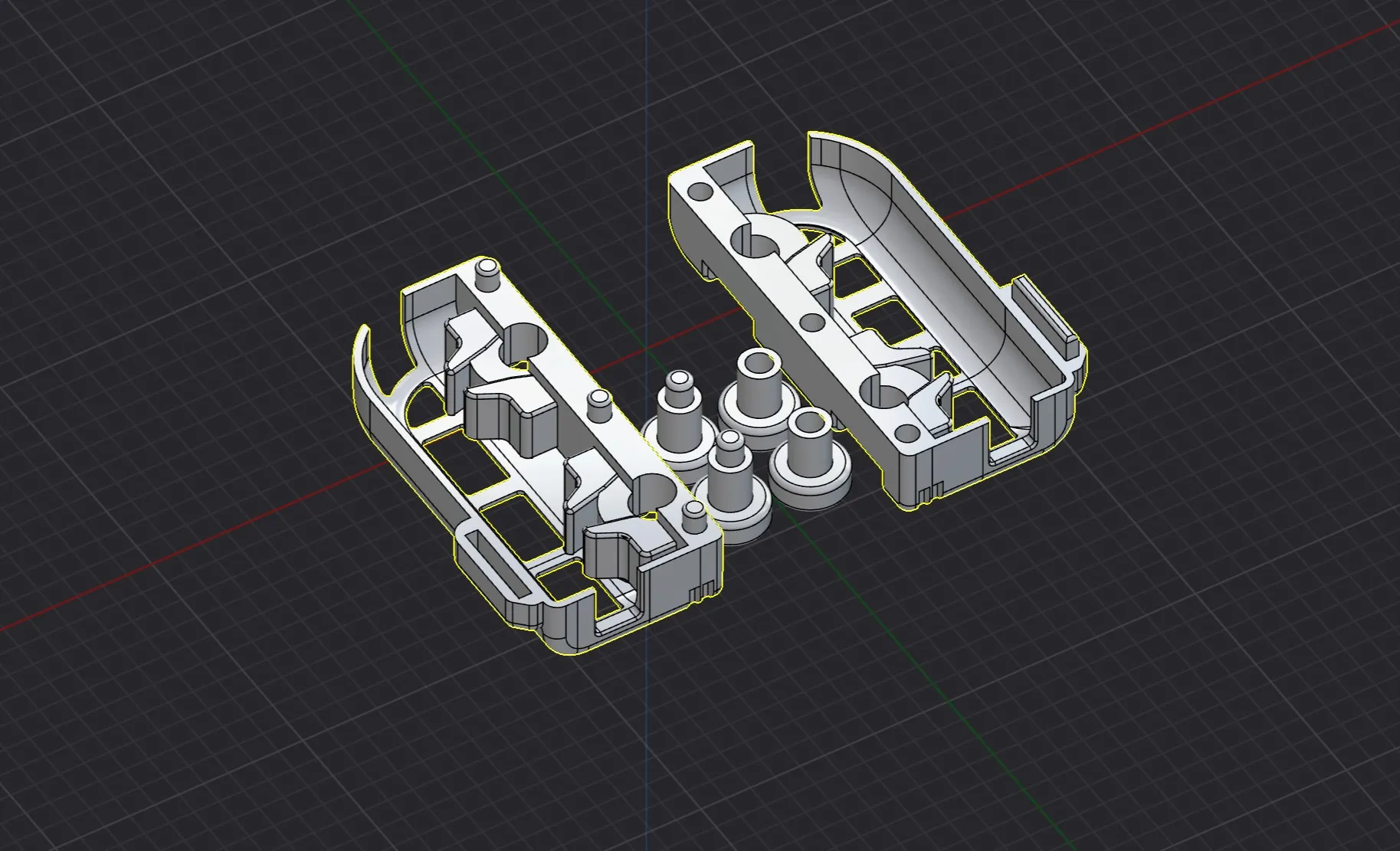 Xe buýt đồ chơi nhỏ với bánh xe di động