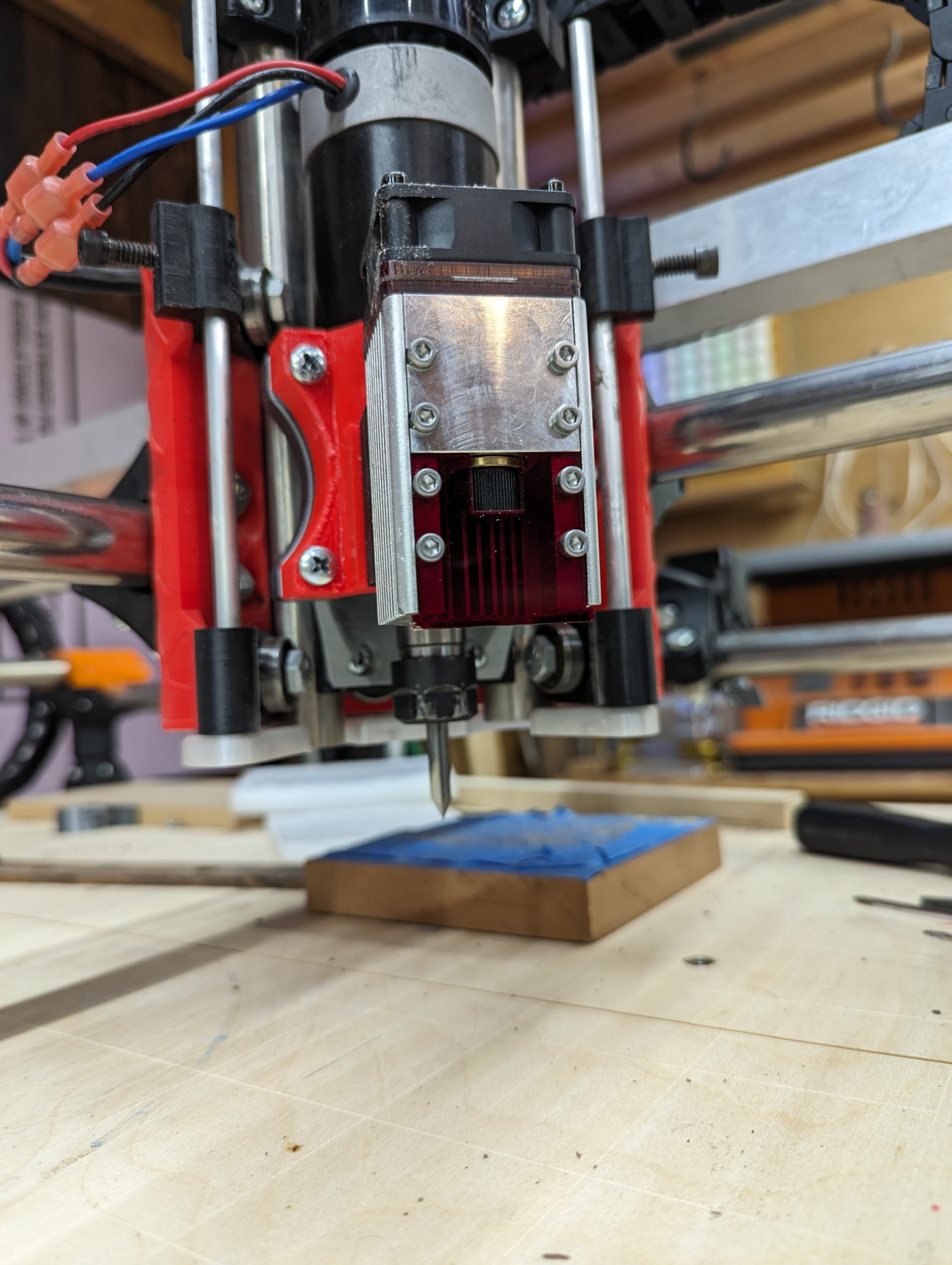 Giá đỡ laser Neje cho trục chính 55mm MPCNC Primo