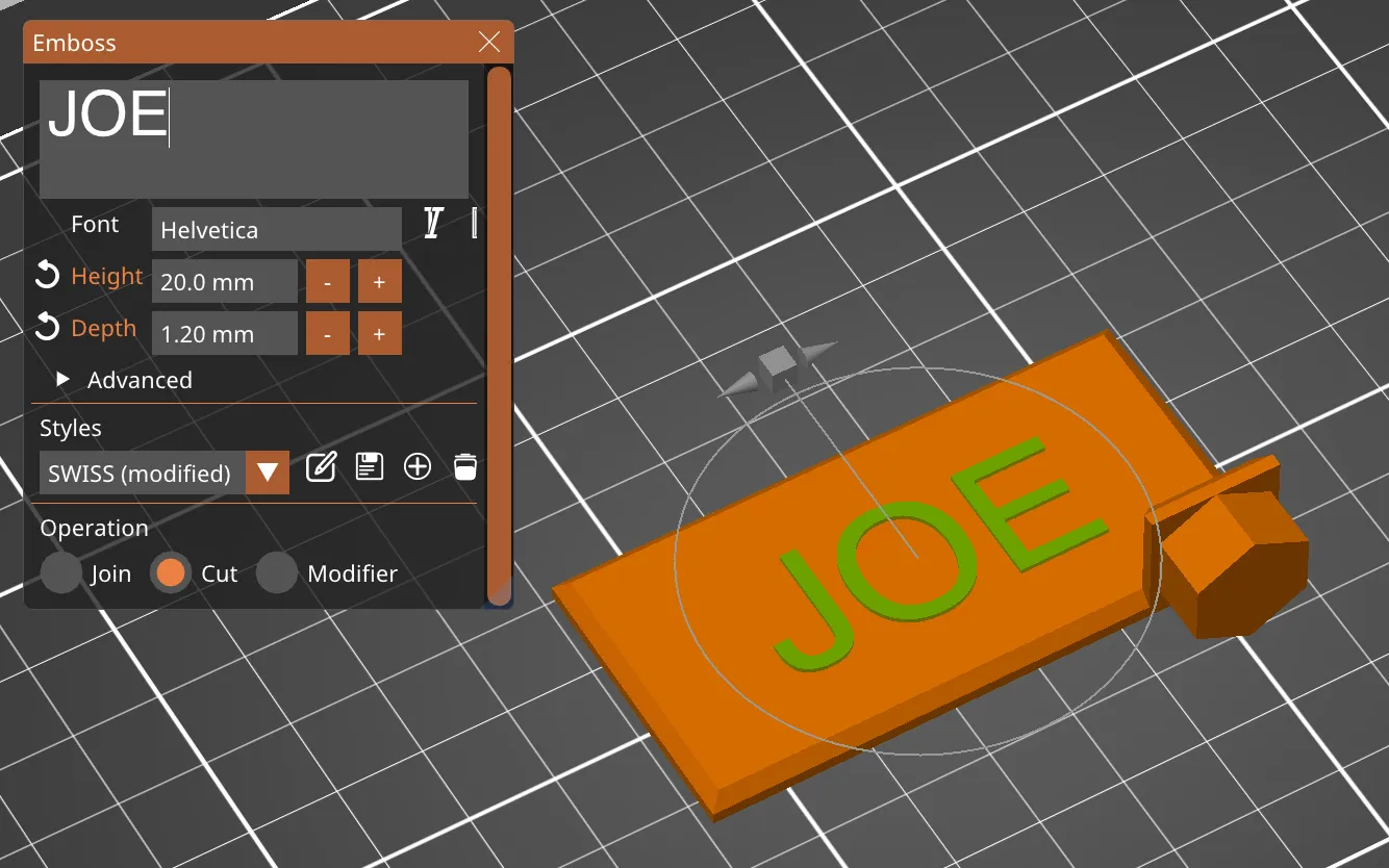 Thẻ tên tùy chỉnh cho máy in Prusa MK3