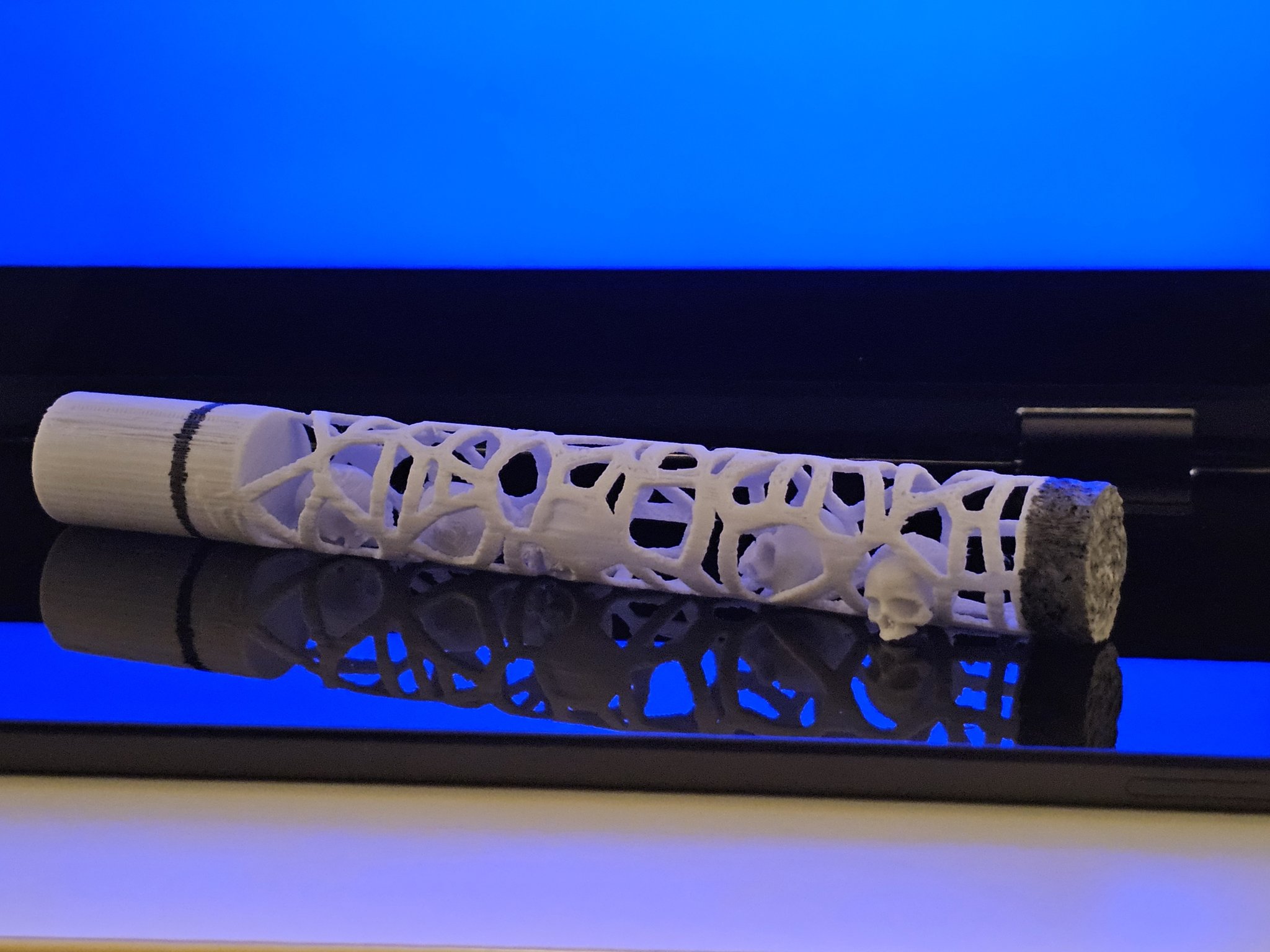 Thông điệp trong Voronoi với 5 bộ sọ di chuyển tự do