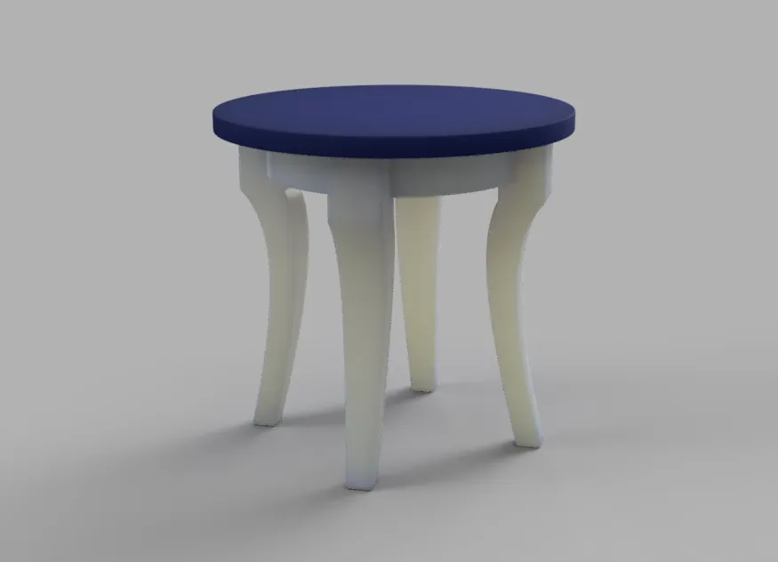 Mô hình bàn phụ cho búp bê trong ngôi nhà búp bê