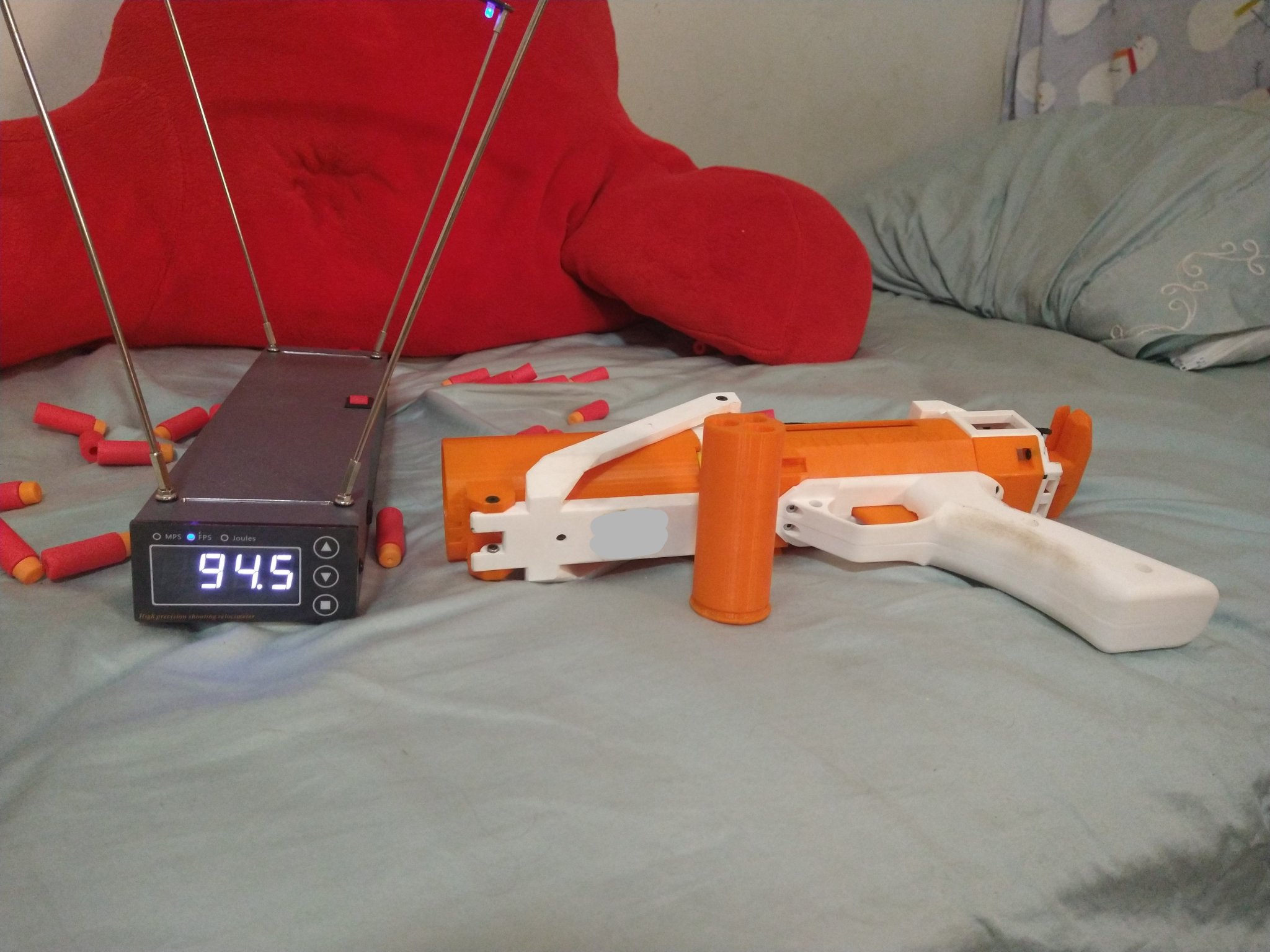 Súng ngắn nerf mạnh mẽ Boom Toob với sillyshells