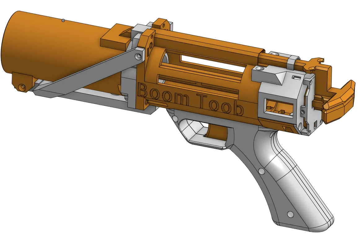 Súng ngắn nerf mạnh mẽ Boom Toob với sillyshells