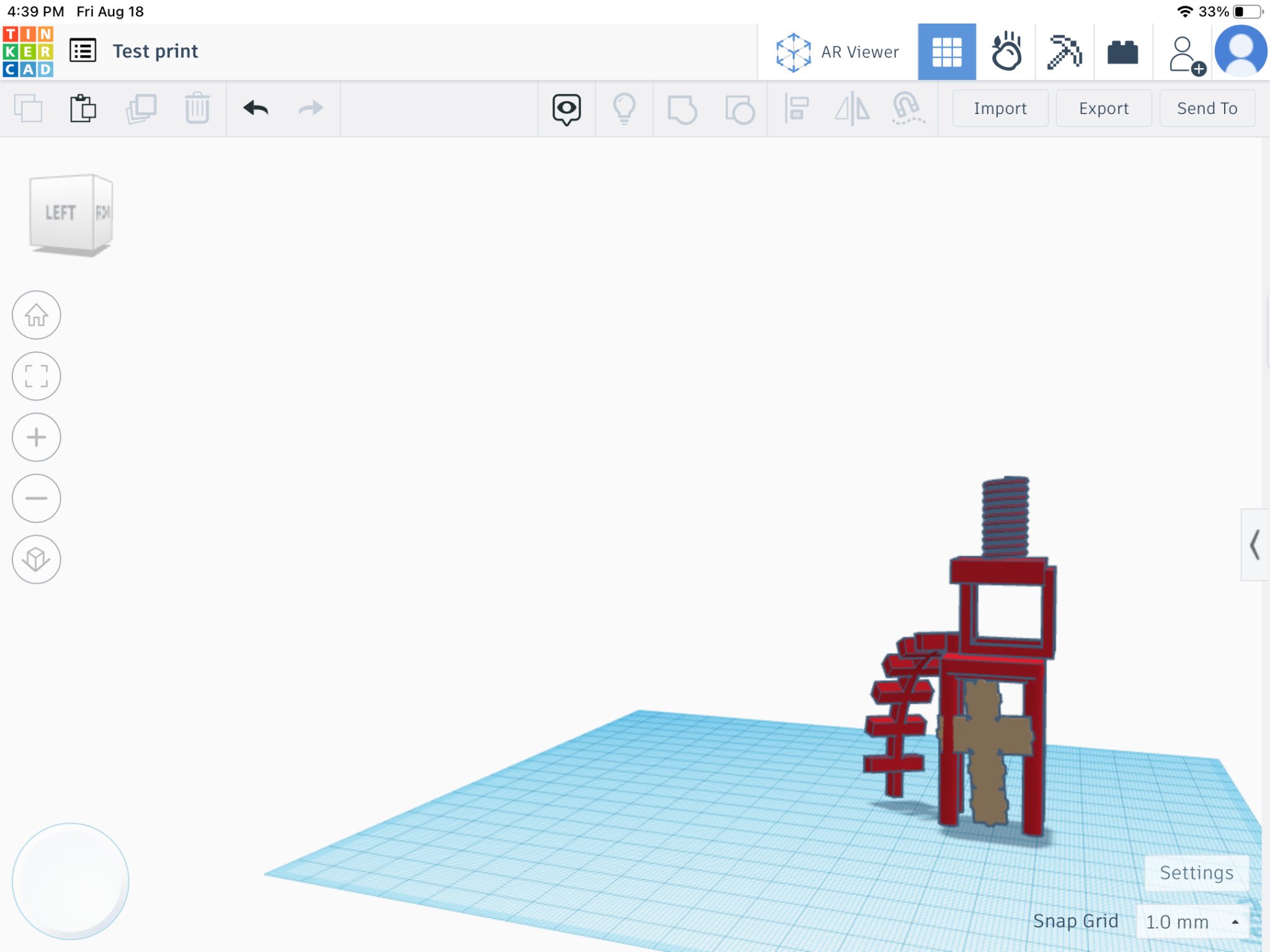 Mô hình in thử cho máy in 3D với thiết kế độc đáo