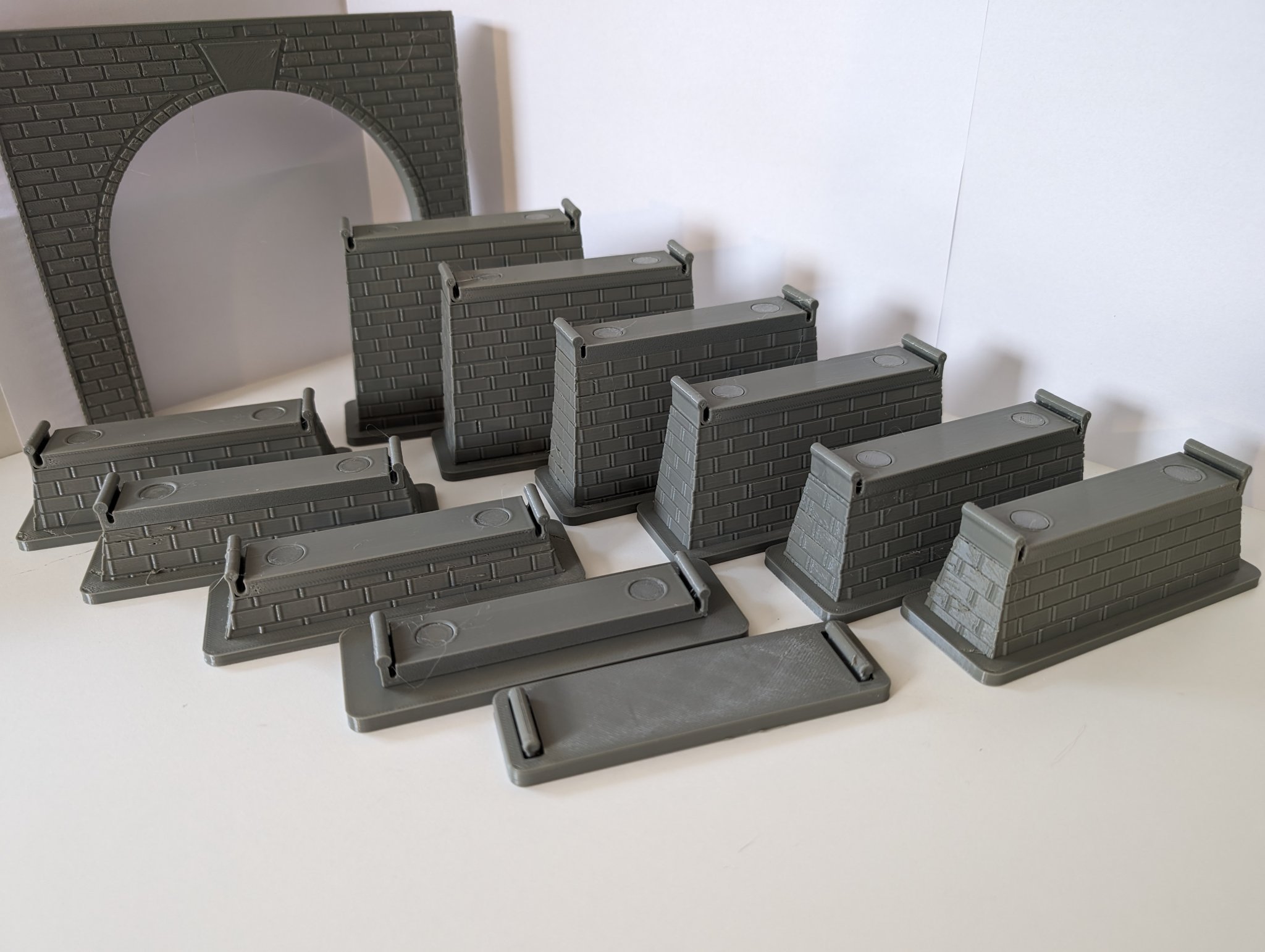 Cầu treo Lionel Fastrack tương thích cho đường ray O Gauge