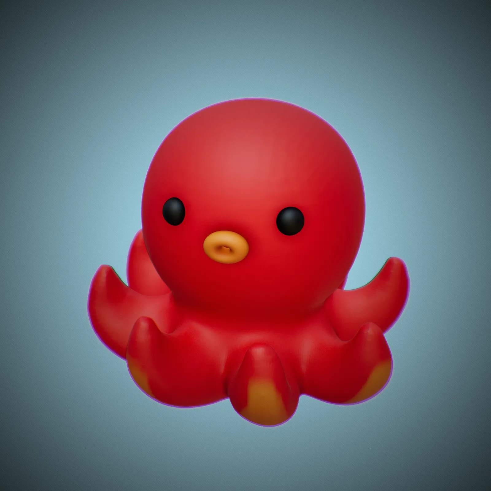 Bạch tuộc nhỏ Poulpi dễ thương trong thiết kế Nomad Sculpt