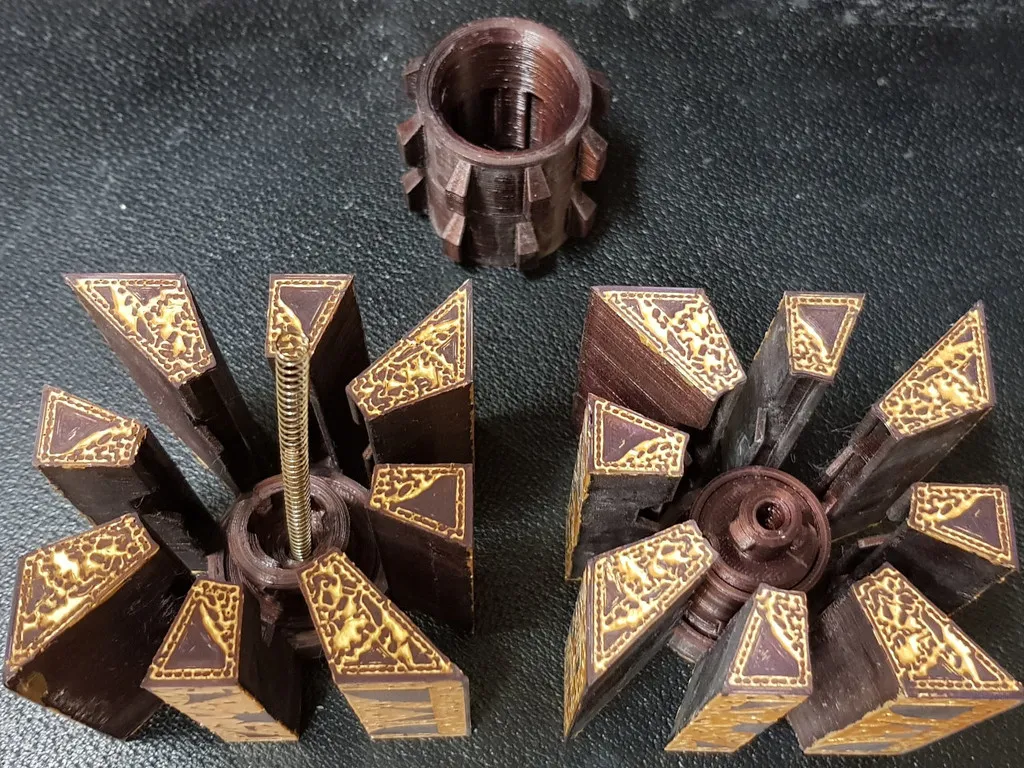 Khối đố ghép hình được phân tích cấu trúc 3D