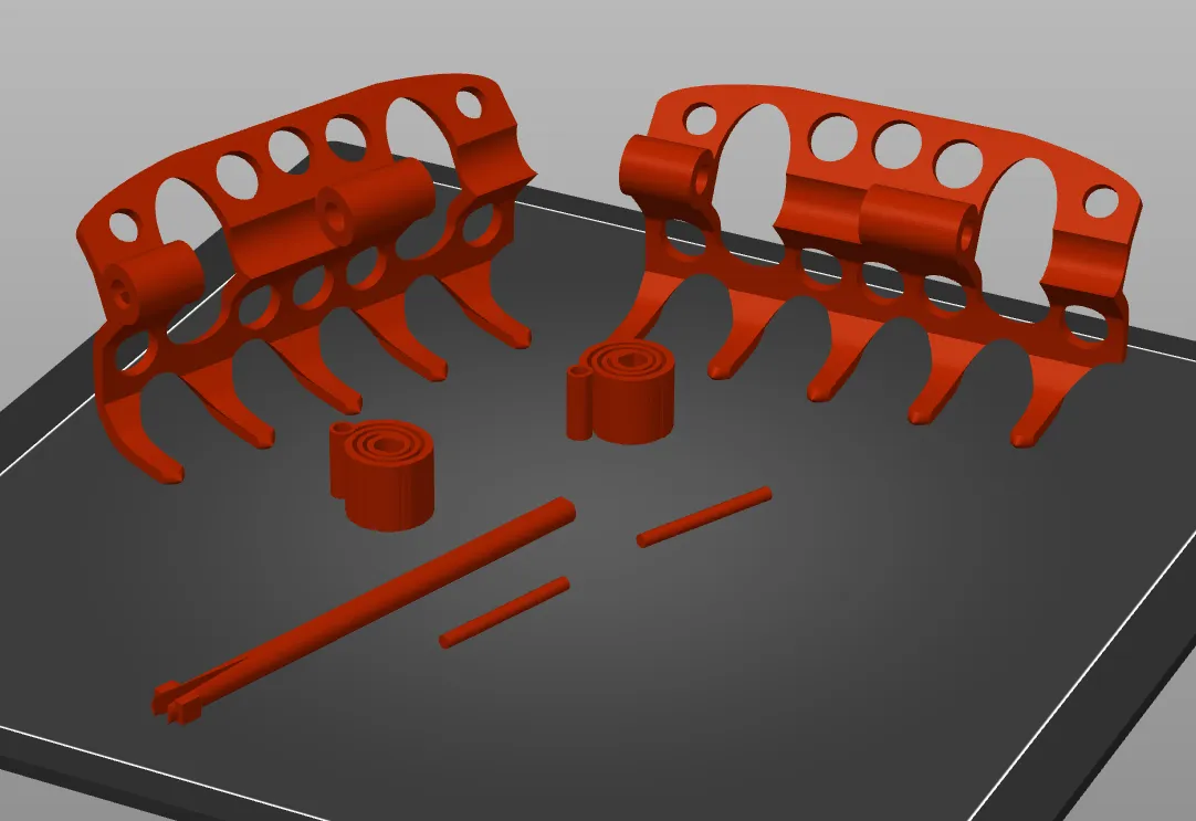 Kẹp tóc in 3D với lò xo từ PLA