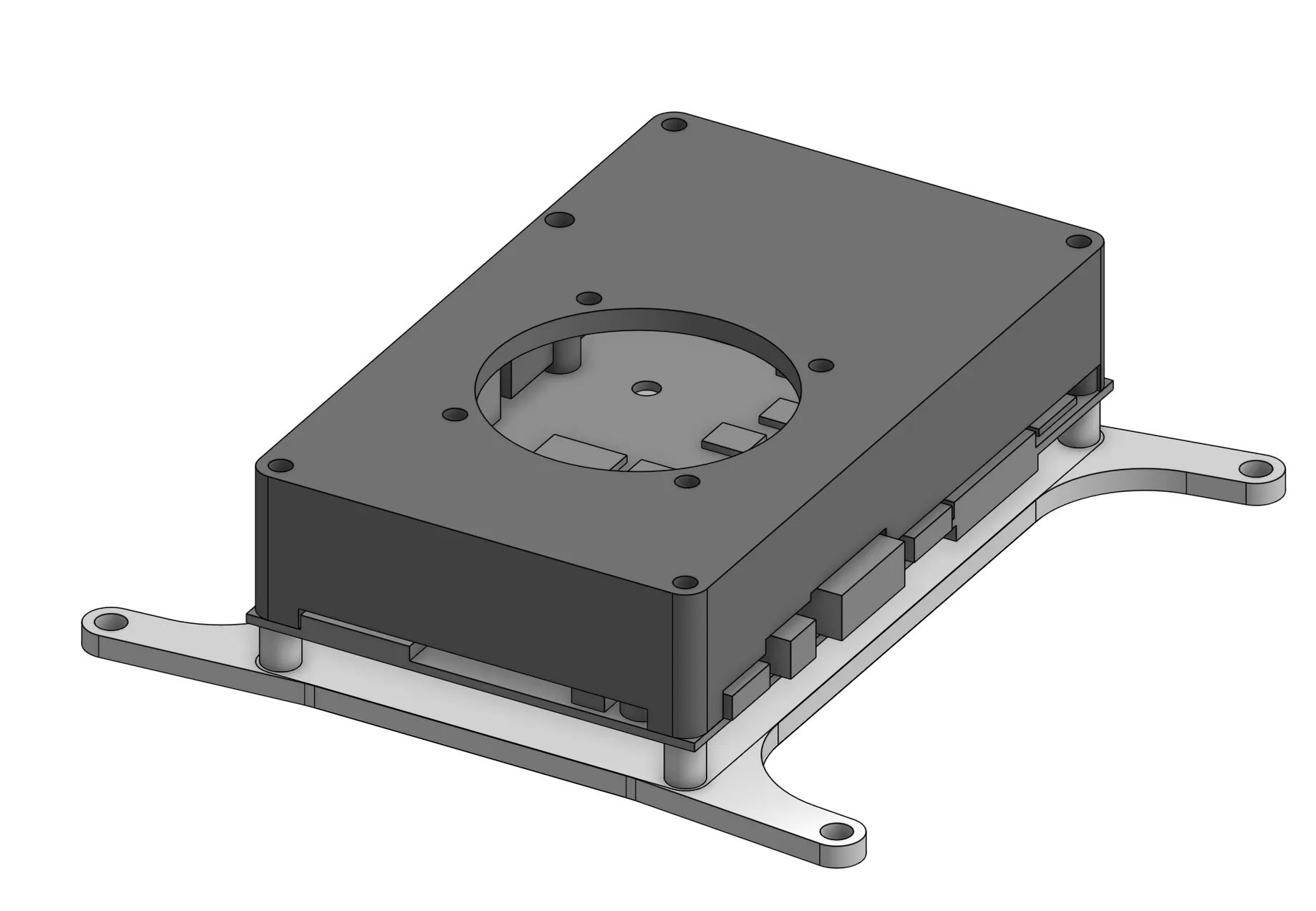 Vỏ Orange Pi 5 để gắn phía sau TV hoặc sử dụng độc lập
