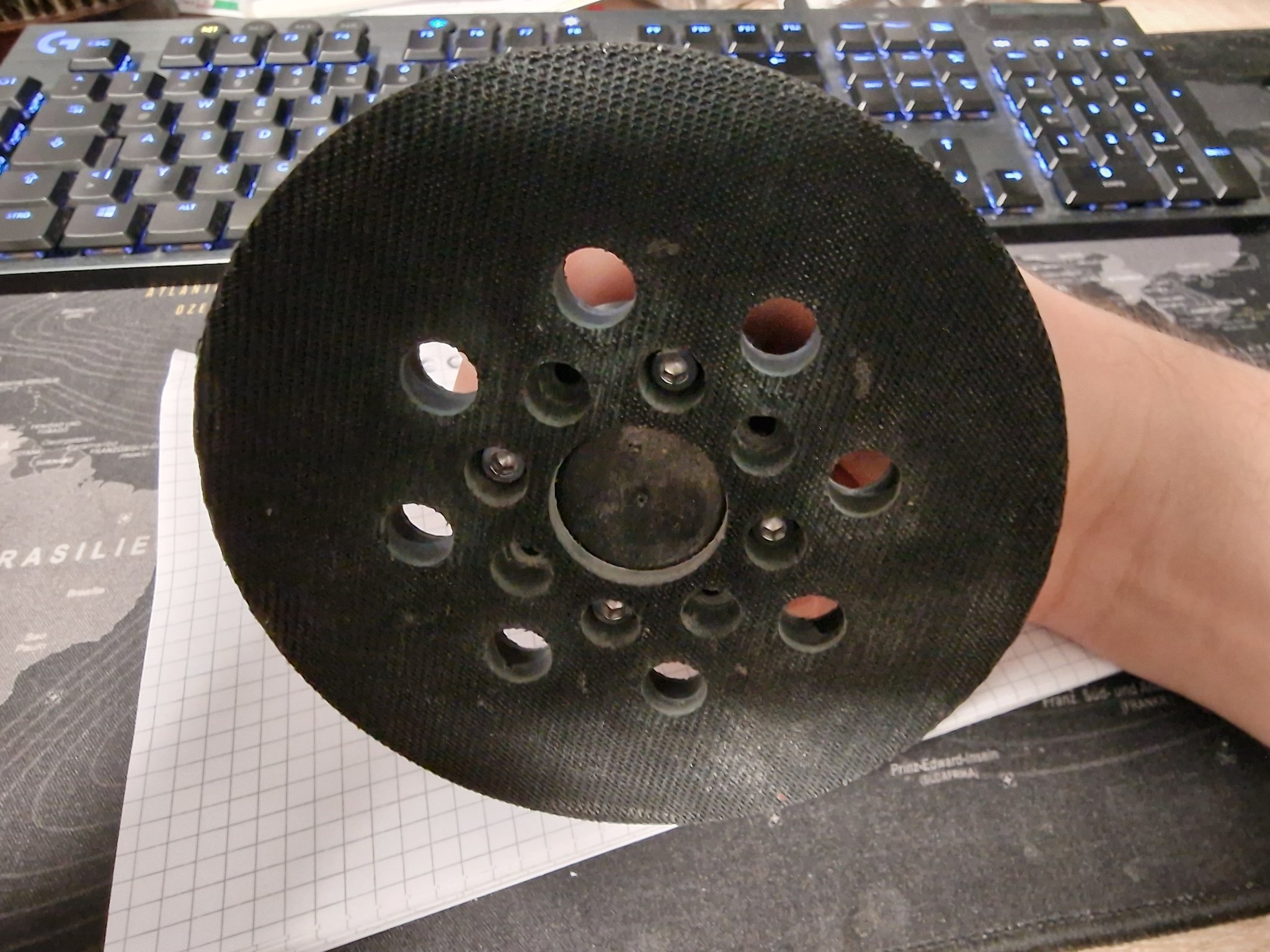 Tay cầm cho đế đánh bóng Bosch 125mm