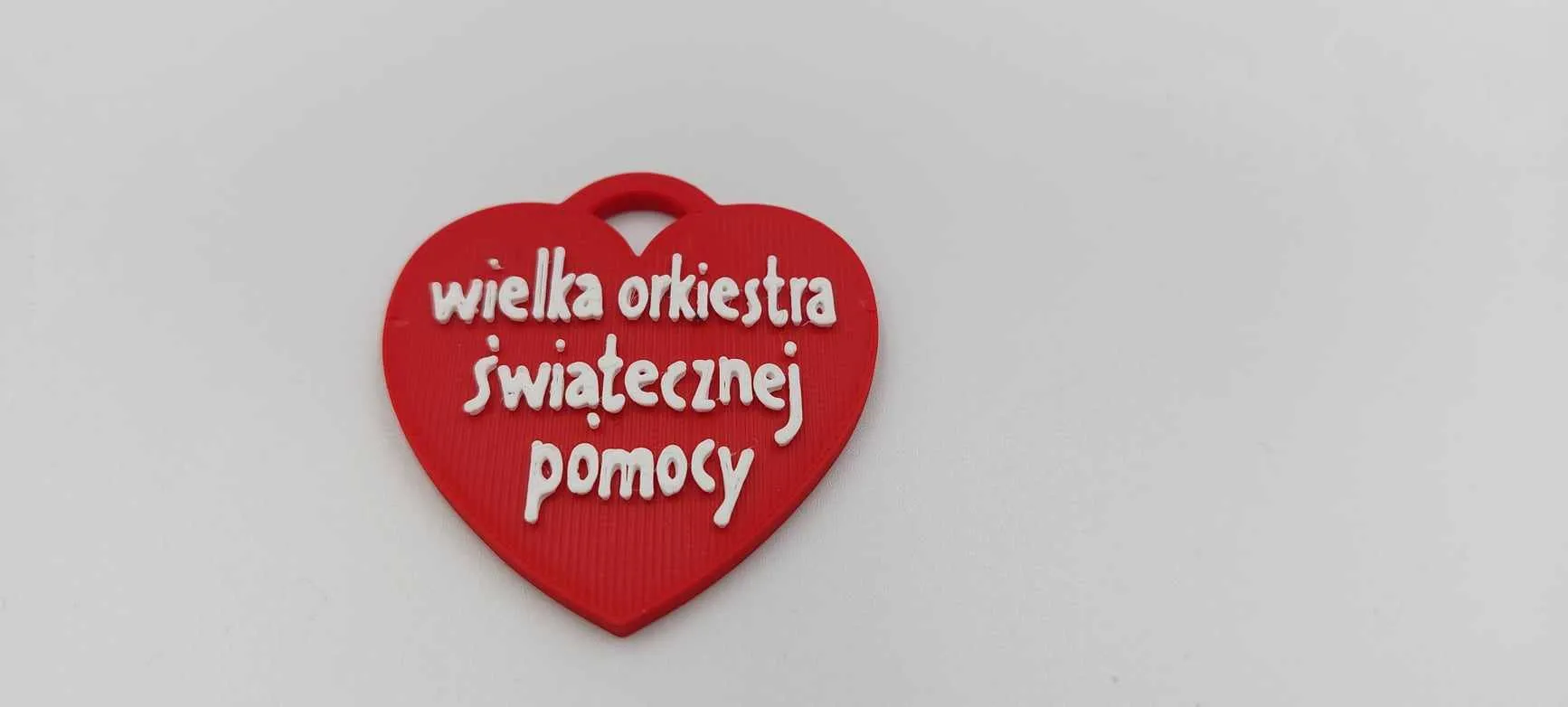 Mô hình trái tim WOŚP cho máy in 3D