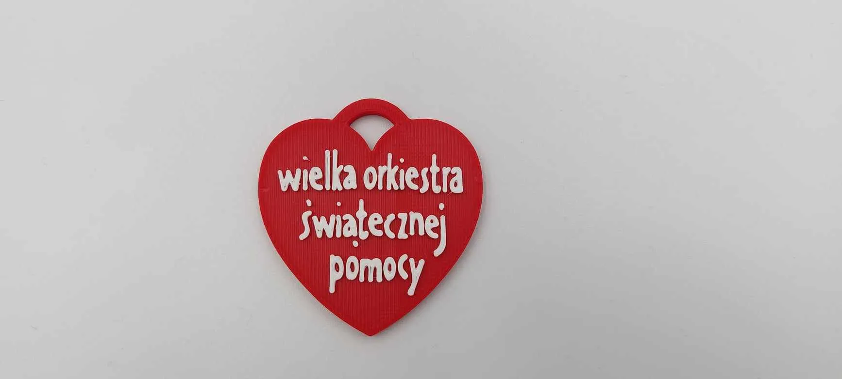 Mô hình trái tim WOŚP cho máy in 3D