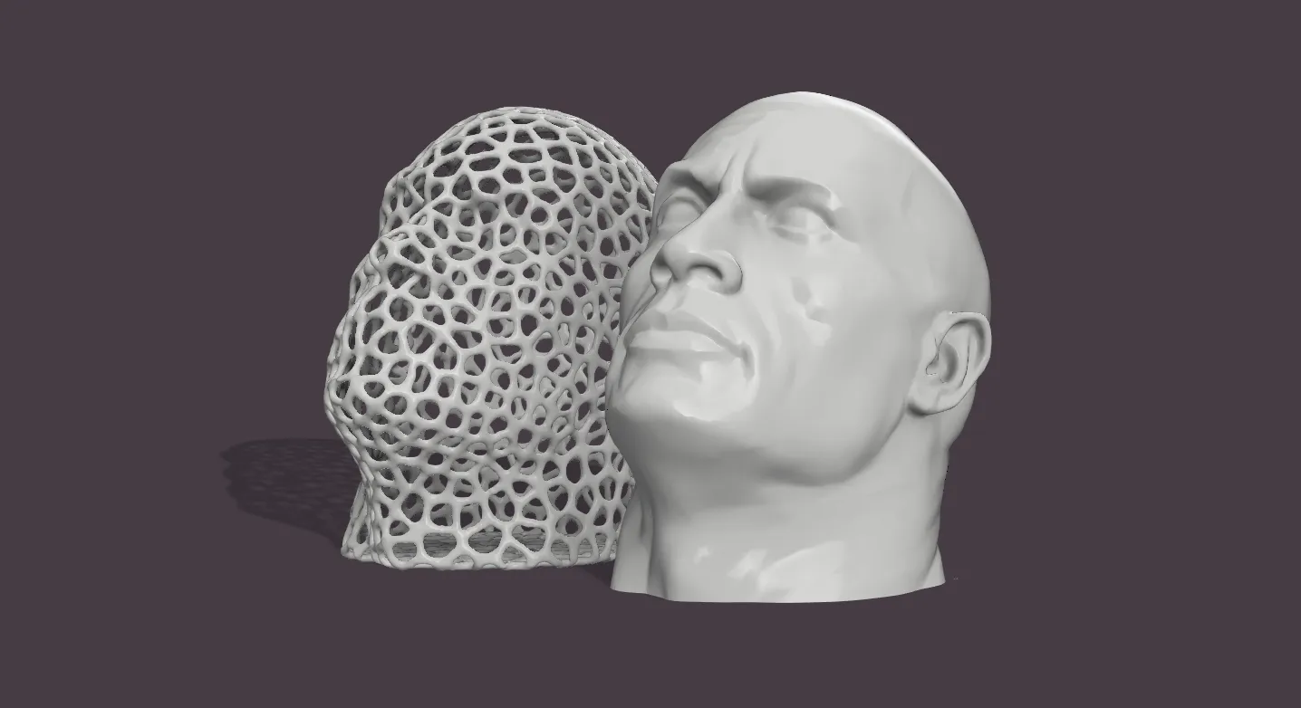 Mô hình đầu đá Voronoi - The Vorock