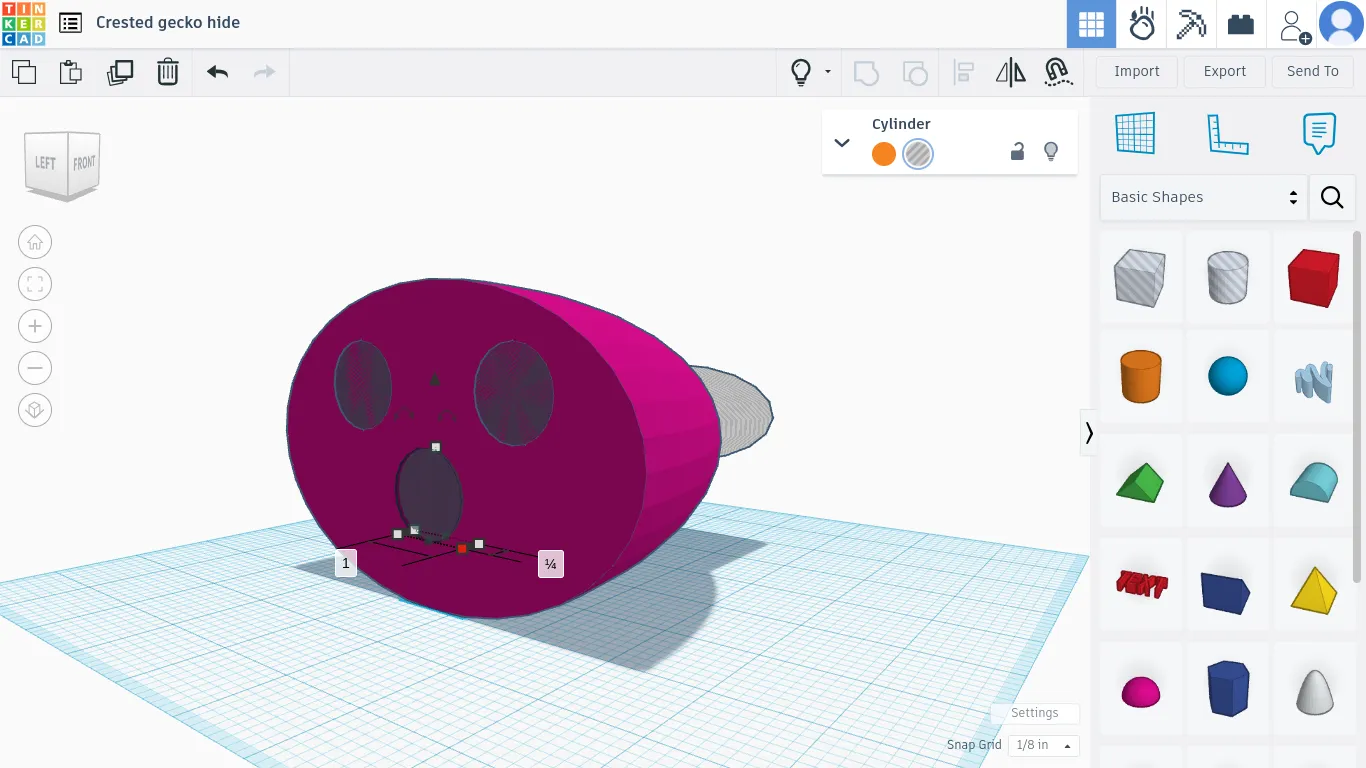 Hang ẩn cho tắc kè hoa có nam châm