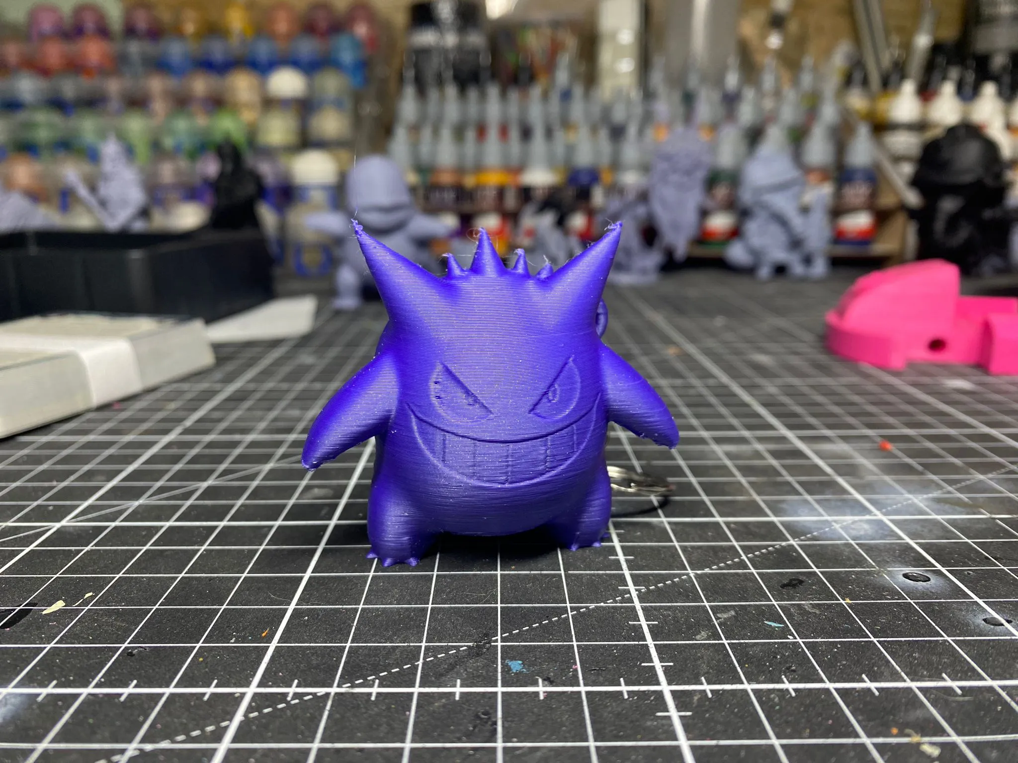 Móc khóa Gengar dễ thương cao 6 cm