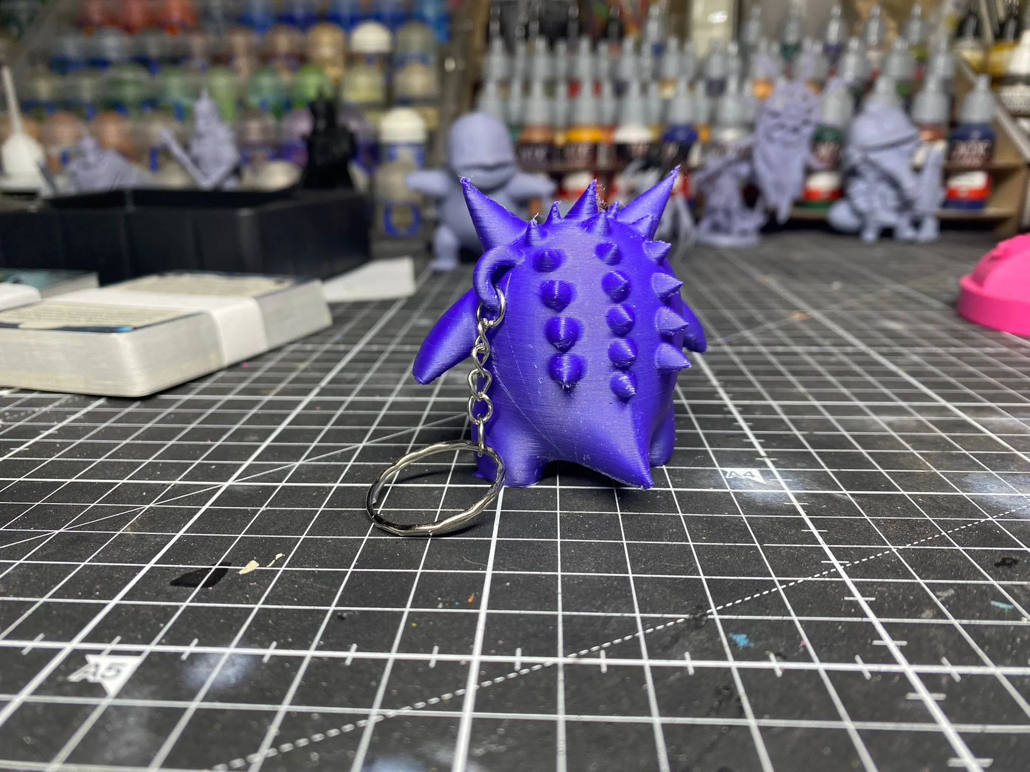 Móc khóa Gengar dễ thương cao 6 cm