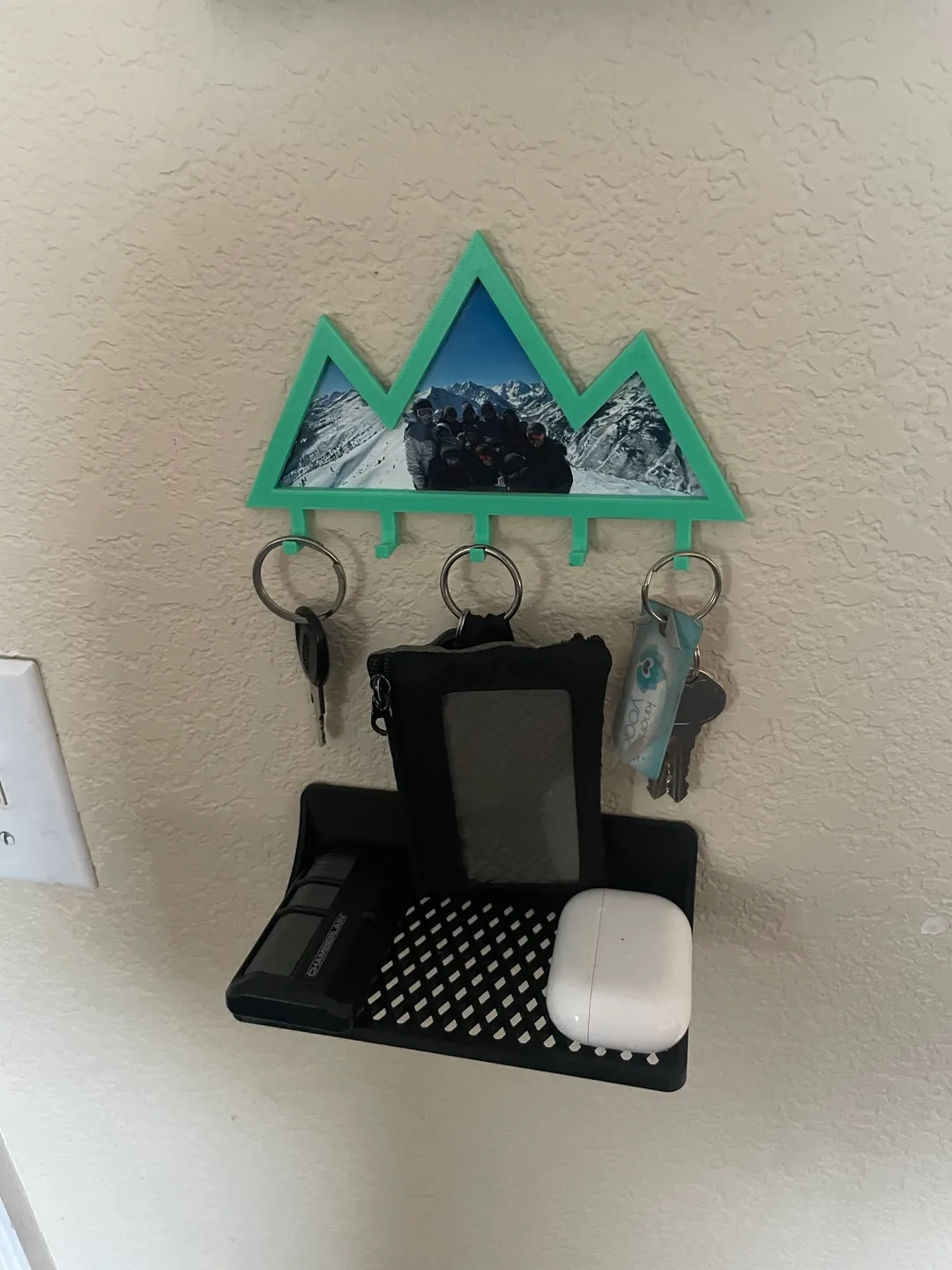 Giá treo tường hình chữ nhật kim cương