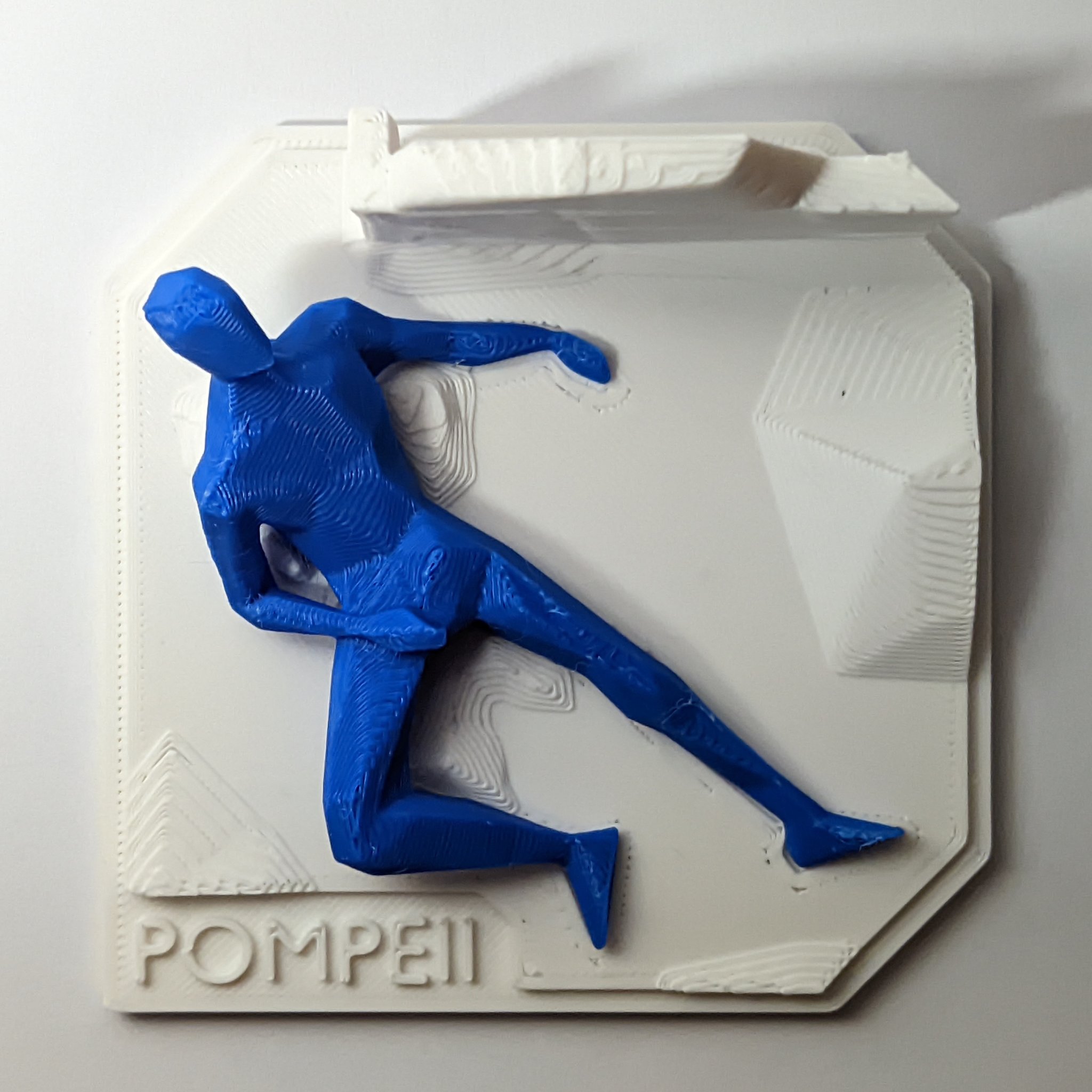 Cảnh tượng Pompeii với nhân vật nổi tiếng trong 0.2mm