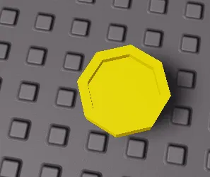 Đồng xu low poly 3D thiết kế độc đáo