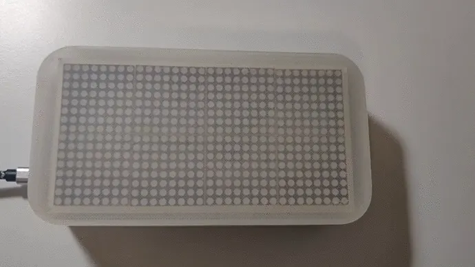 Vỏ cho hai mô-đun ma trận LED MAX7219 và Wemos D1 Mini