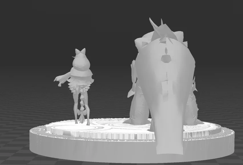 Chesire và Cereza khám phá rừng tiên trong Bayonetta