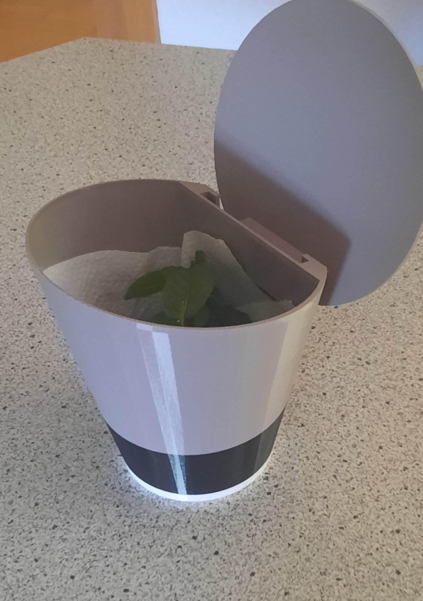 Thùng chứa rác hữu cơ cho bếp hoặc bàn ăn