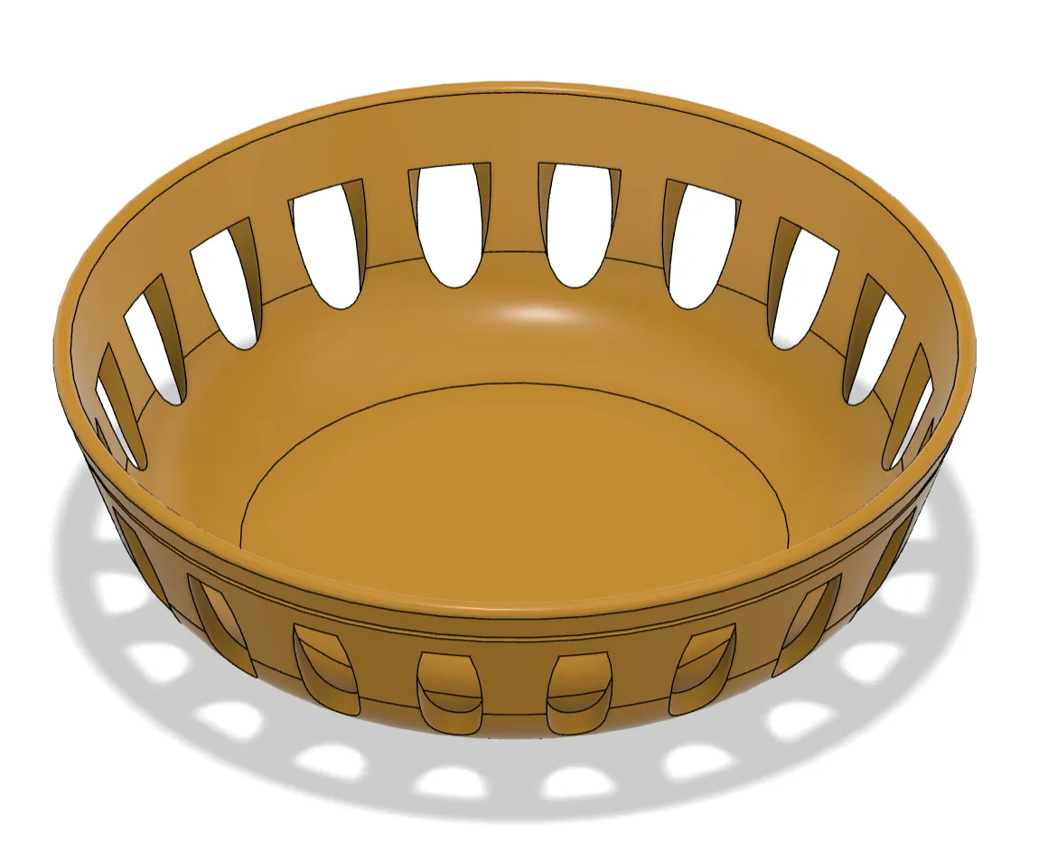 Bát trang trí đơn giản cho trái cây và đồ vật khác