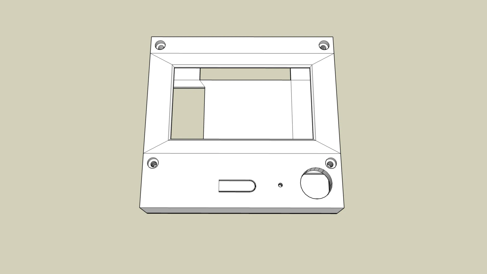 Vỏ màn hình LCD RepRap 12864 KBA V1.3 gắn bên hông
