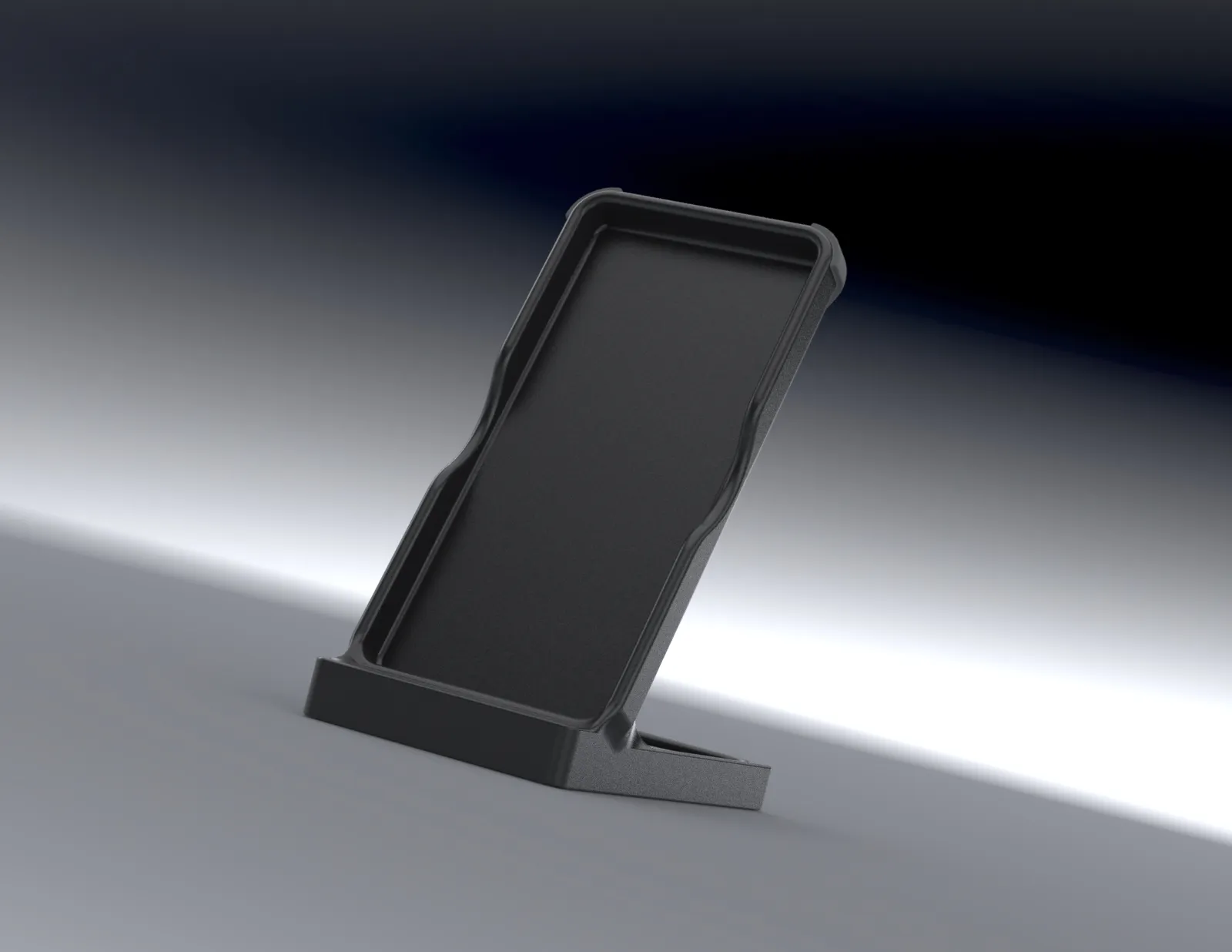 Giá đỡ điện thoại kèm khay để đồ