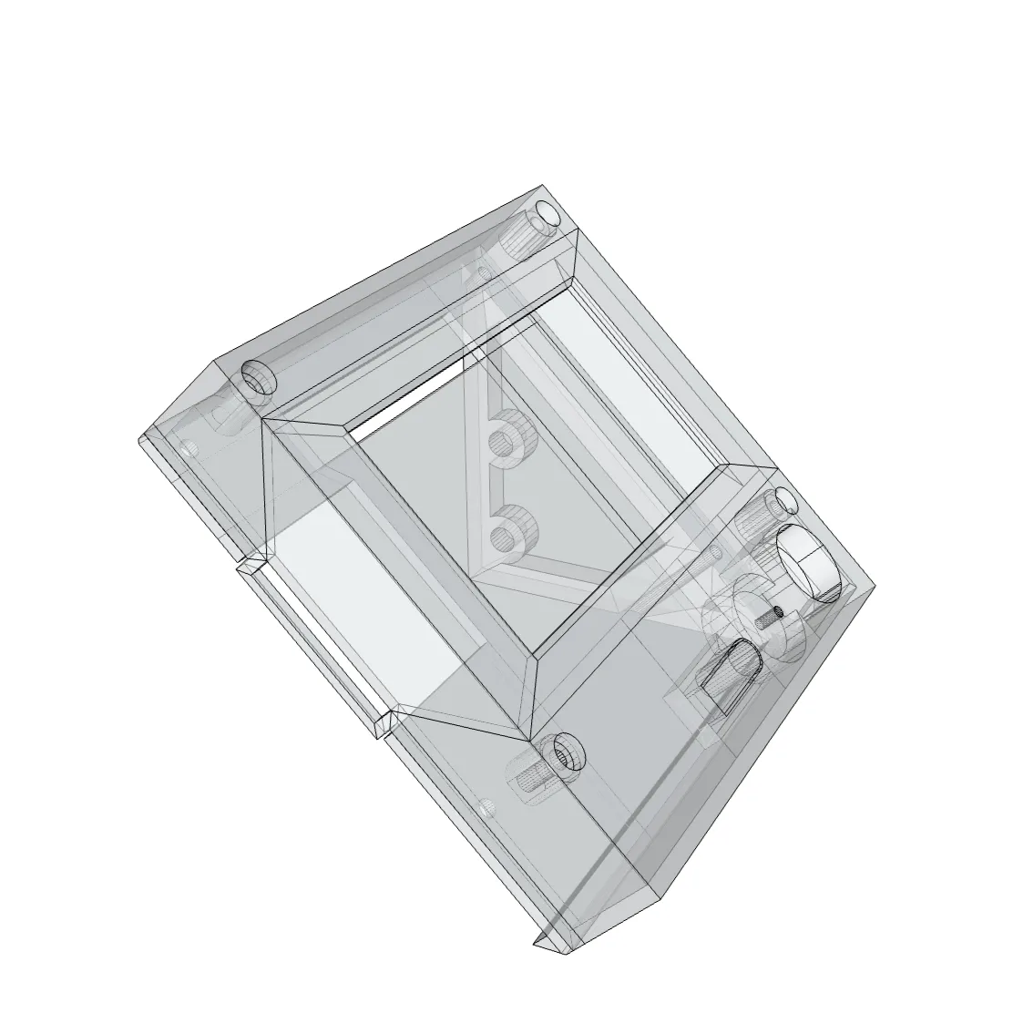 Vỏ màn hình LCD RepRap 12864 KBA V1.3 gắn bên hông