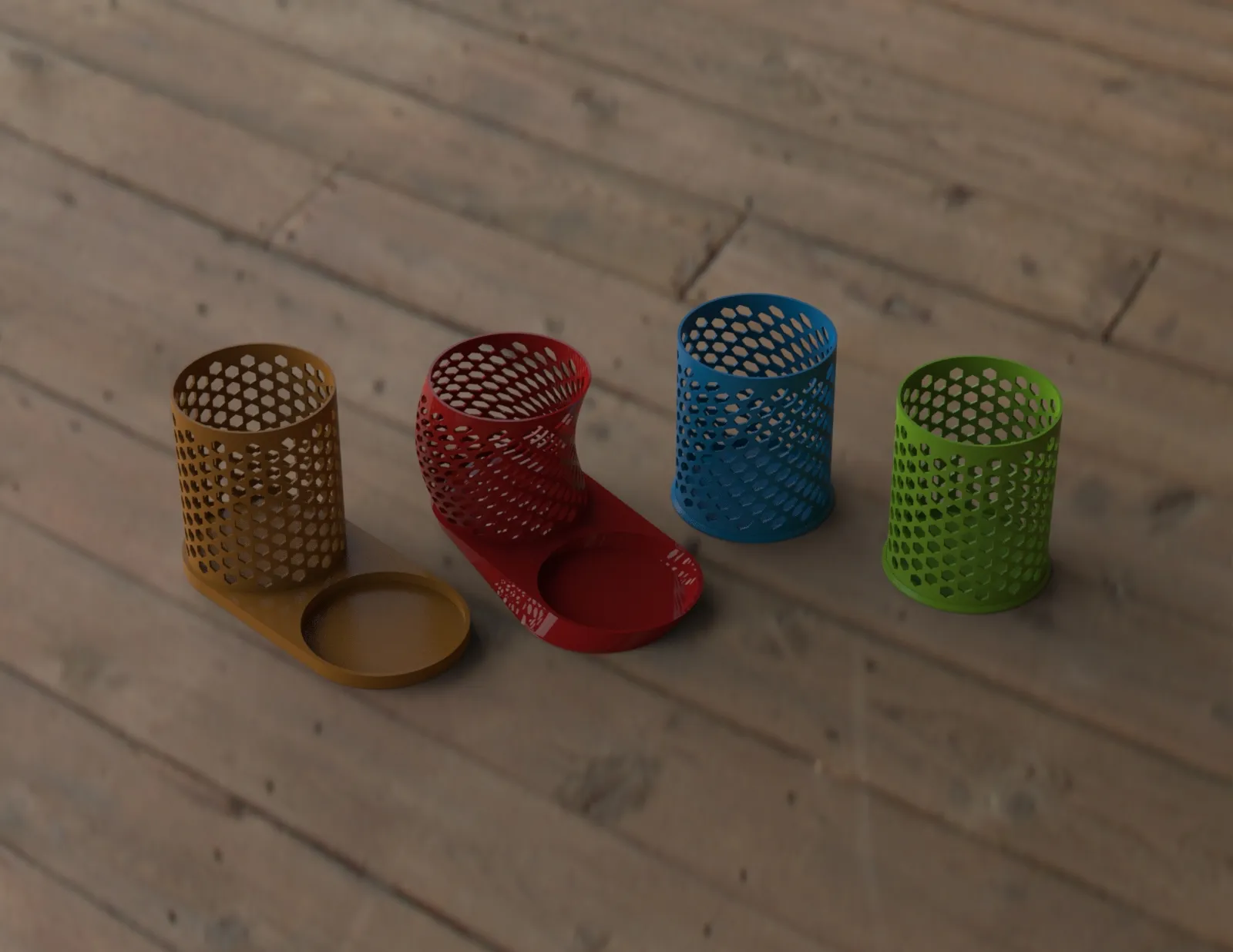 Bộ giá đỡ bút HEX tiện lợi cho văn phòng