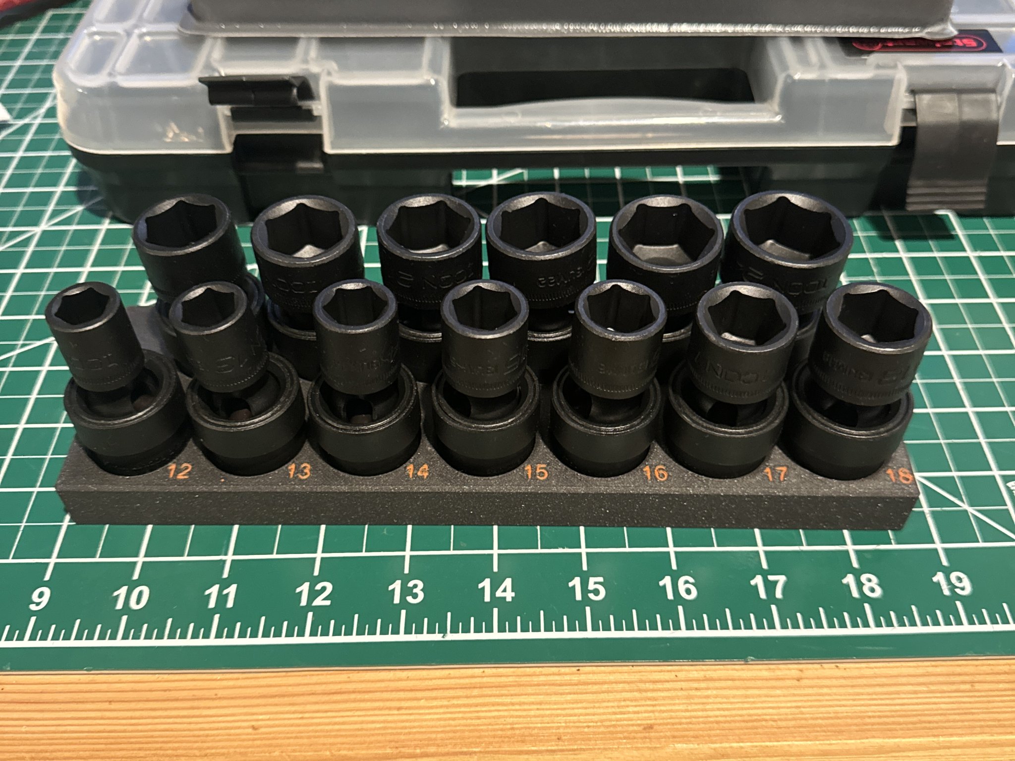 Khay đựng socket dọc cho socket va đập ICON của Harbor Freight