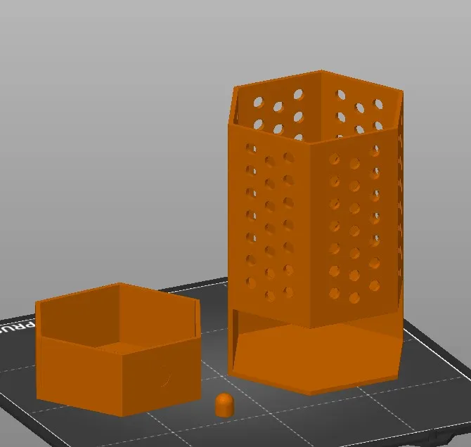 Giá đỡ bút chì kết hợp có ngăn kéo