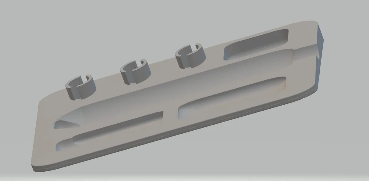 Giá đỡ tông đơ 4 trong 1 với ngăn chứa dây cáp