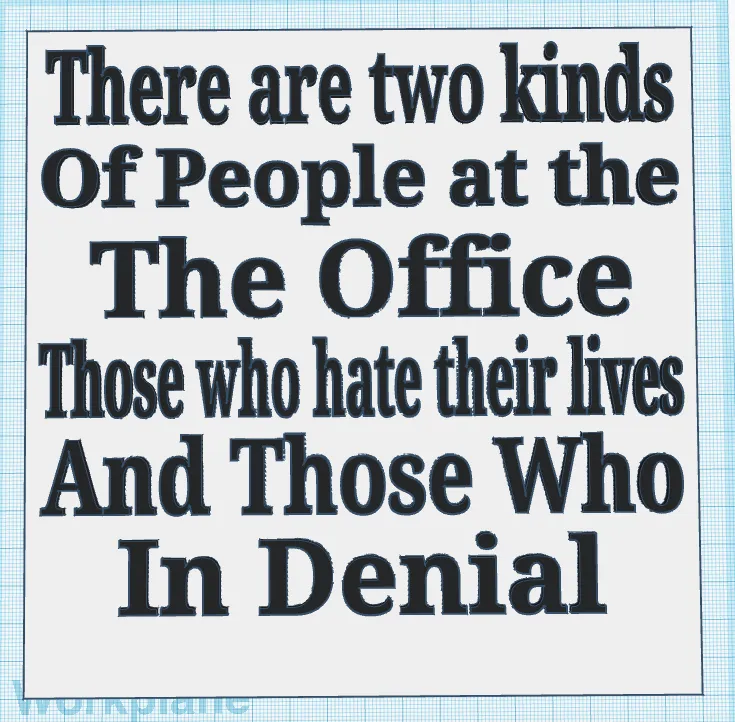 Biểu tượng cấm với thiết kế đơn giản trong Tinkercad