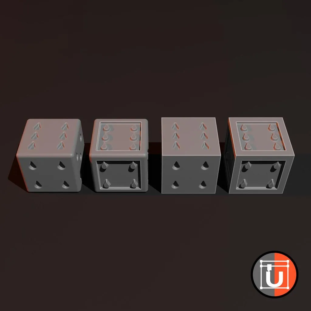 Xúc xắc máu D6 dùng làm dấu hiệu vết thương