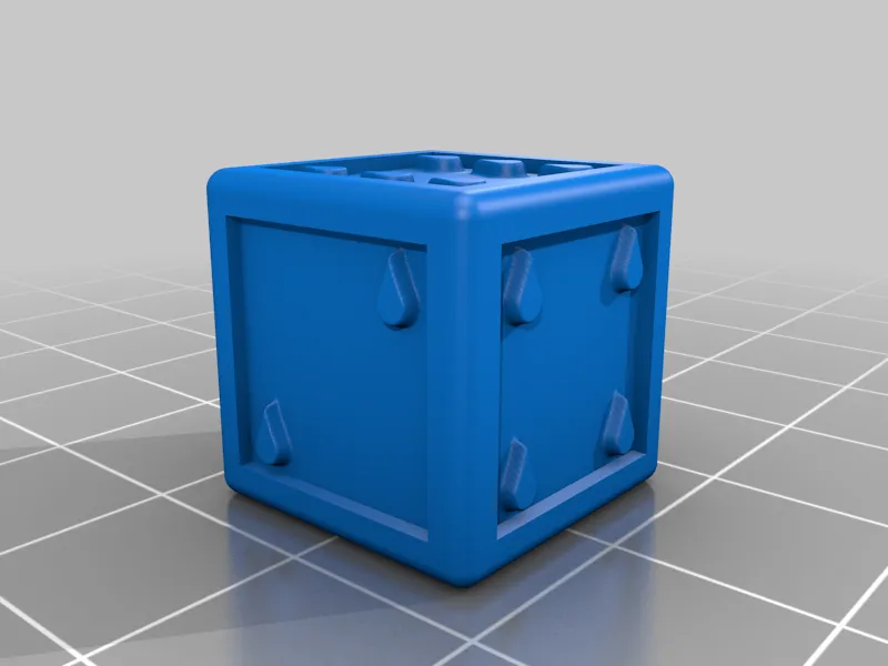 Xúc xắc máu D6 dùng làm dấu hiệu vết thương