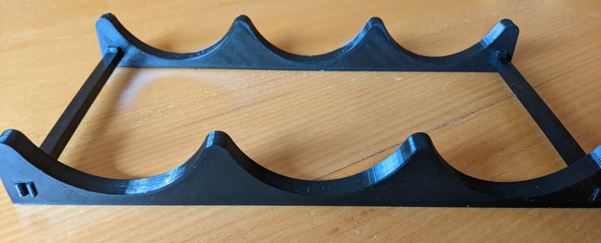 Giá đỡ chai có thể tháo rời cho nhà bếp an toàn