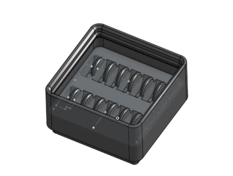 Giá đỡ pin đồng xu LR 1130 cho Gridfinity