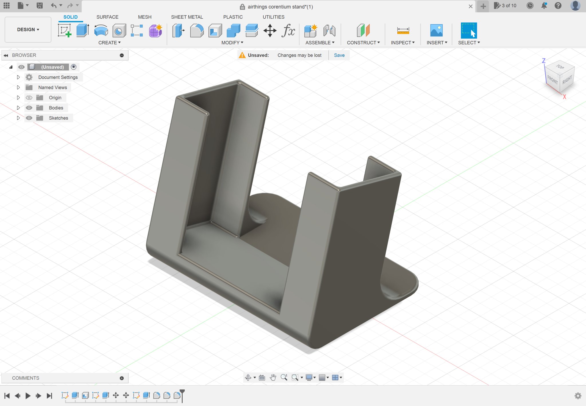 Giá đỡ cho máy đo radon Corentium Airthings