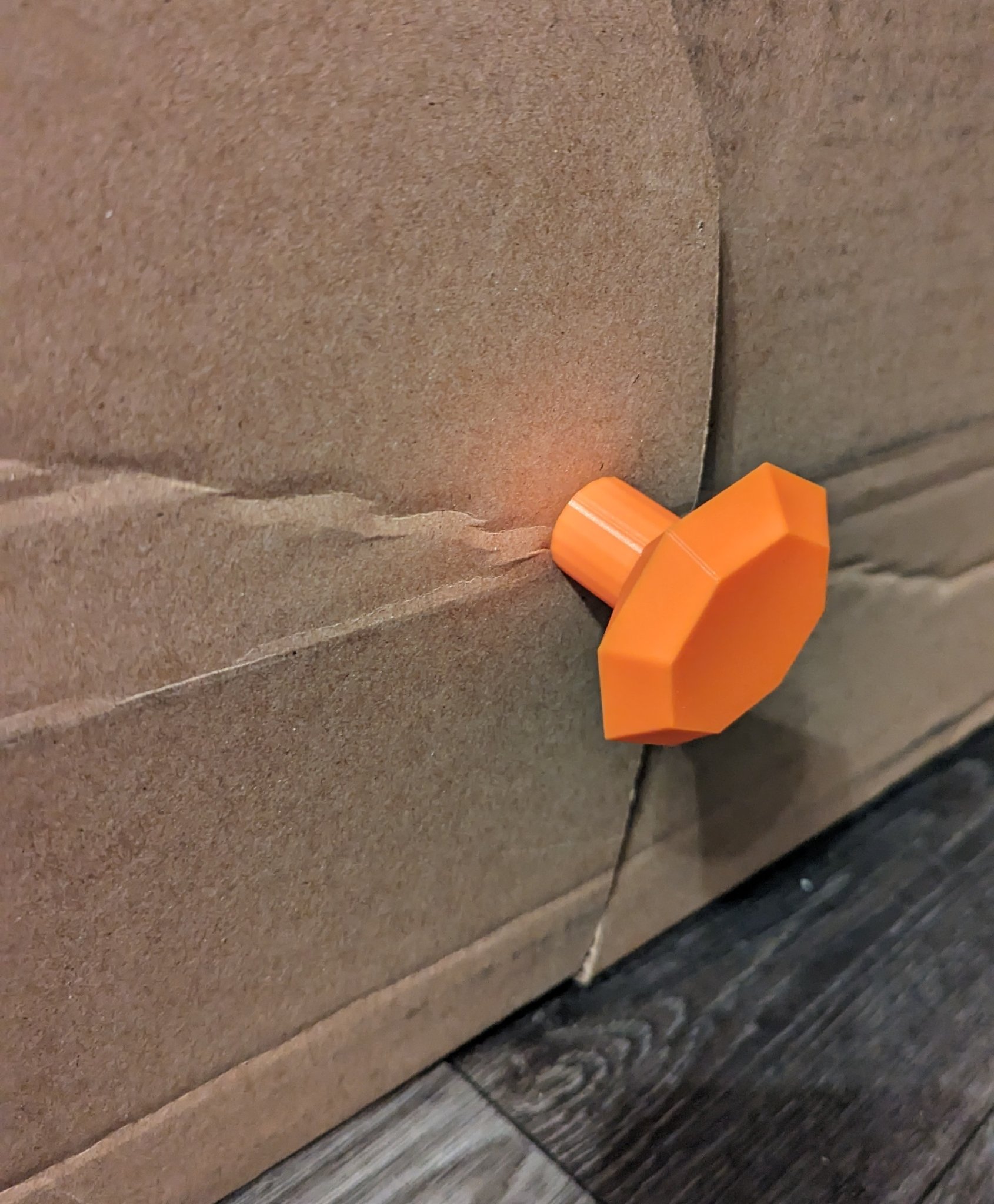 Núm cửa low poly cho hộp bìa hoặc cửa gỗ mỏng