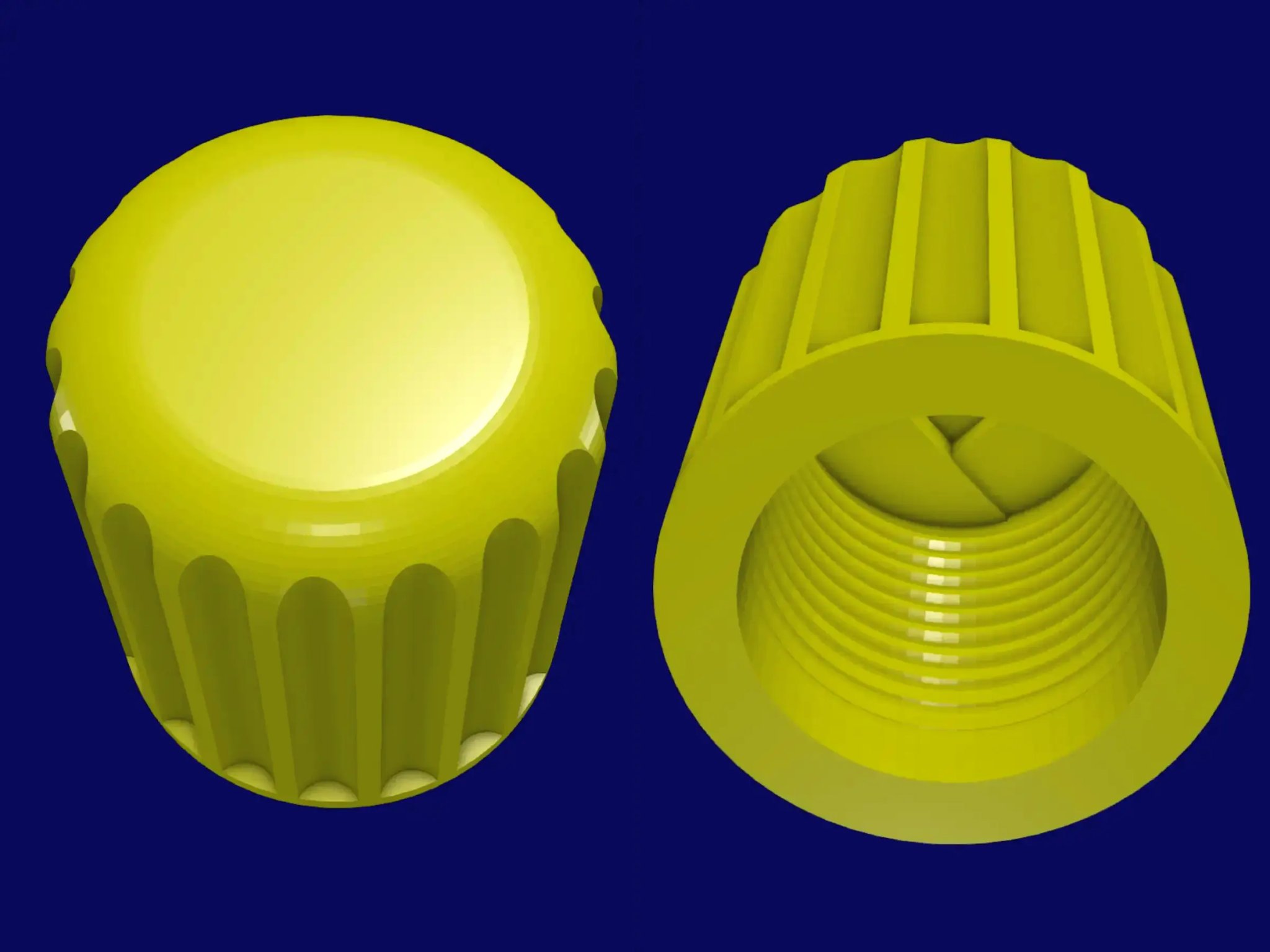 Nắp van lốp xe ô tô / xe đạp có ren tiến bộ