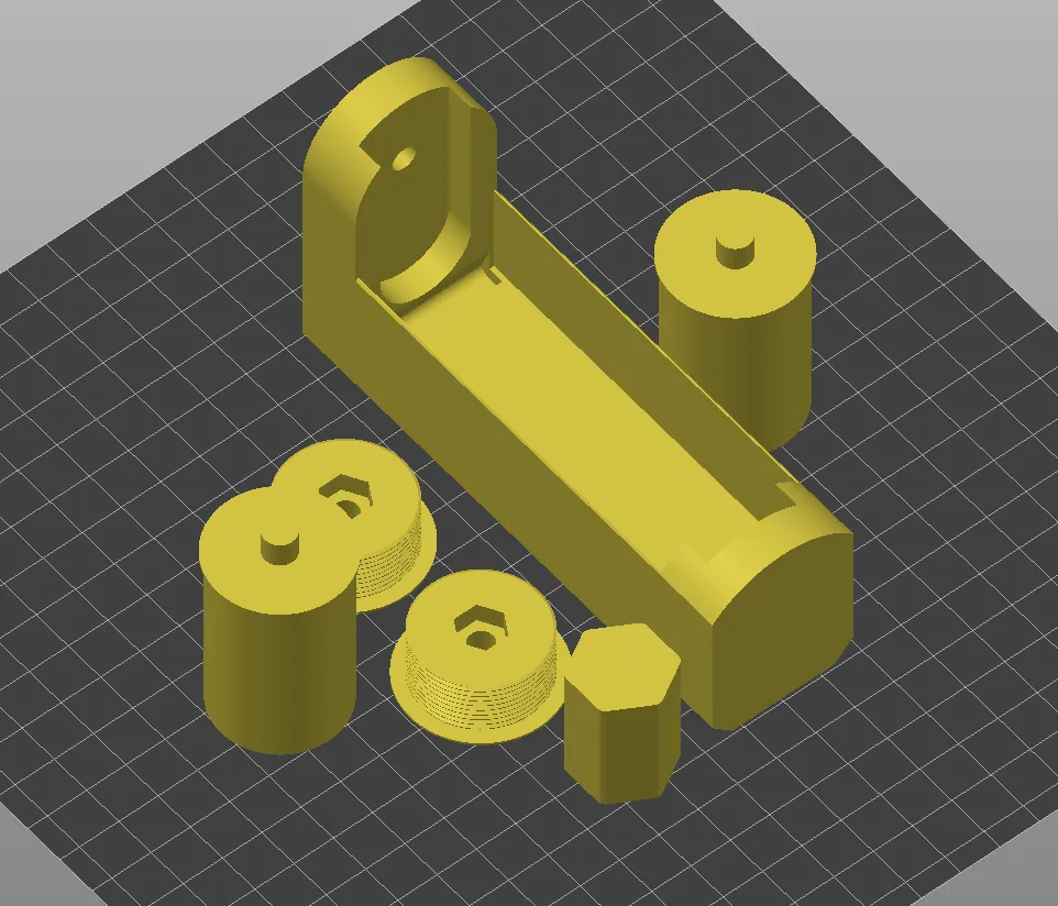 Giá đỡ cuộn bi cho máy in 3D Elegoo Neptune 3/4 Pro/Plus/Max