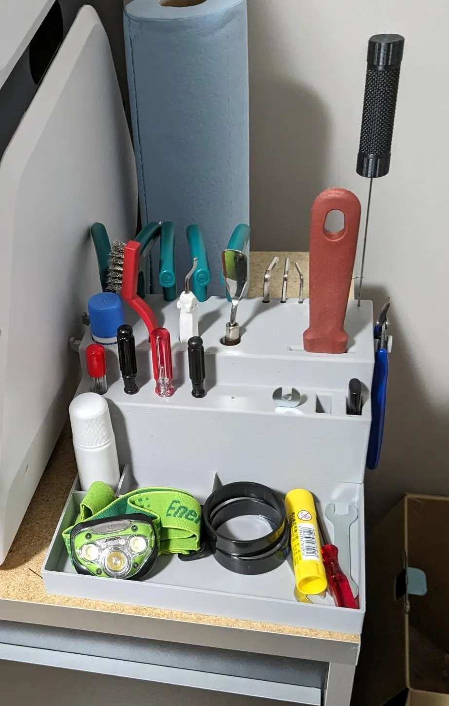 Giá đỡ công cụ và phụ kiện cho không gian in 3D