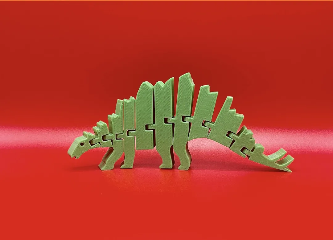 Khủng long Stegosaurus linh hoạt với tùy chọn mắt