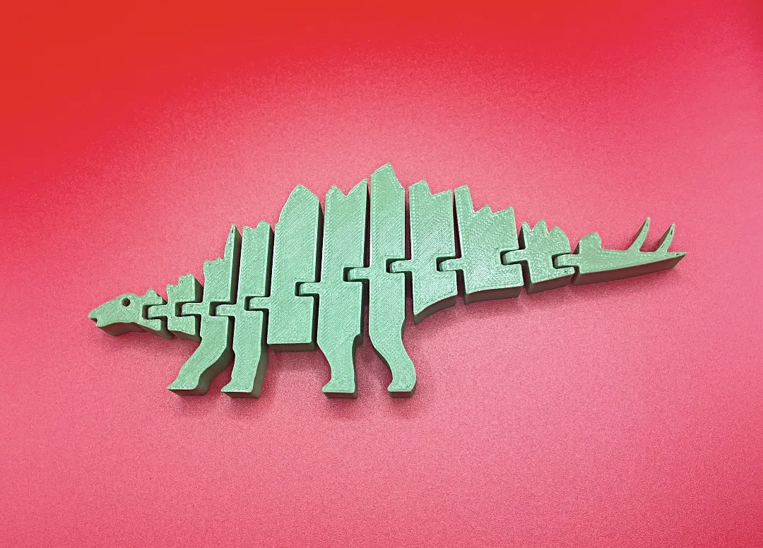 Khủng long Stegosaurus linh hoạt với tùy chọn mắt