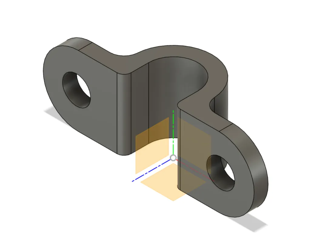 Kẹp dây cáp đồng trục với lỗ vít 4mm